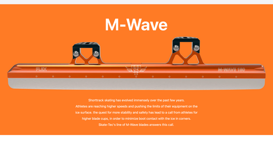 Skate-Tec M Wave Shorttrack Blades (Made In Netherlands)